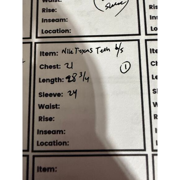 Texas Tech Red Raiders Nike Team 2005 Center‎ Logo Sideline LS Red Black Small - Picture 3 of 12